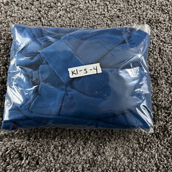 Under Armour Hoodie Cold Gear Youth Large Blue Pullover Long Sleeve Sweatshirt - Picture 14 of 14